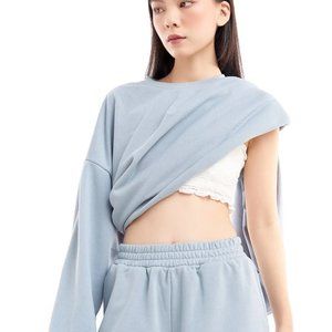 Dottie Blue Sporty Shorts Q0273